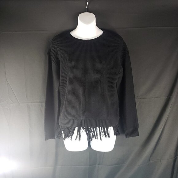 Michael Kors Sweater Women Extra Small Fringe - Picture 2 of 5